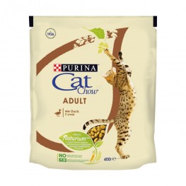 Сухой корм для взрослых кошек Purina Cat Chow, утка, 400 г